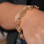 Burren jewellery 18k gold statement bracelet Chunky Loops
