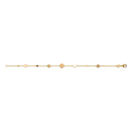 Burren jewellery 18k gold plate Disk jockey bracelet