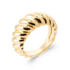 Burren jewellery 18k gold plate cinnamon swirl ring 2