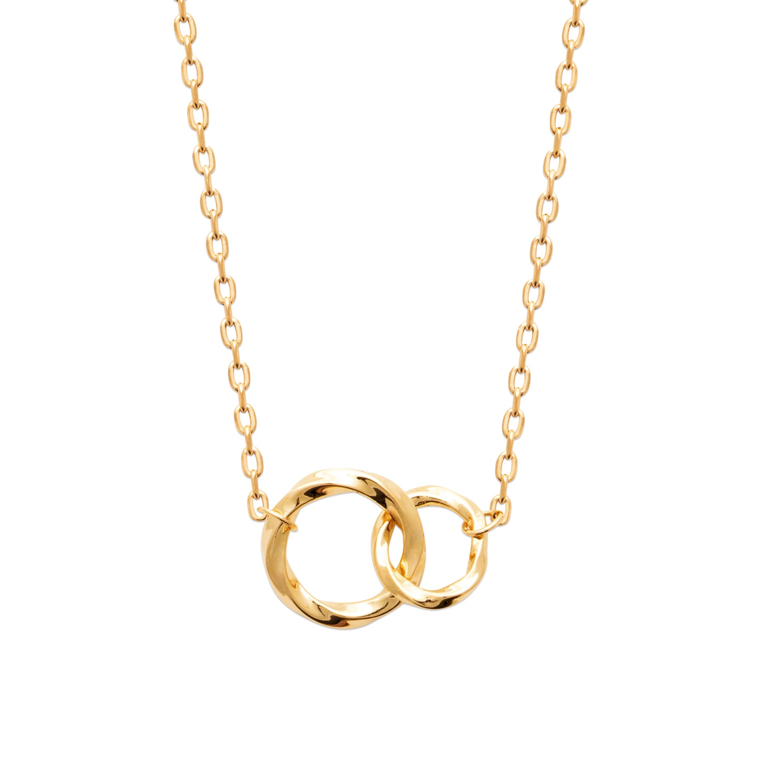 Main Character Interlocking Circle Necklace