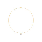 Burren jewellery 18k gold plate classical choker necklace sweetpea full