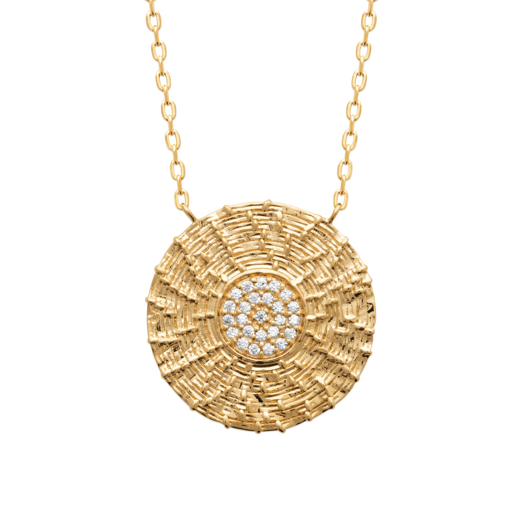 Burren jewellery 18k gold plate create r necklace
