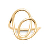 Burren jewellery 18k gold plate empathy ring alt