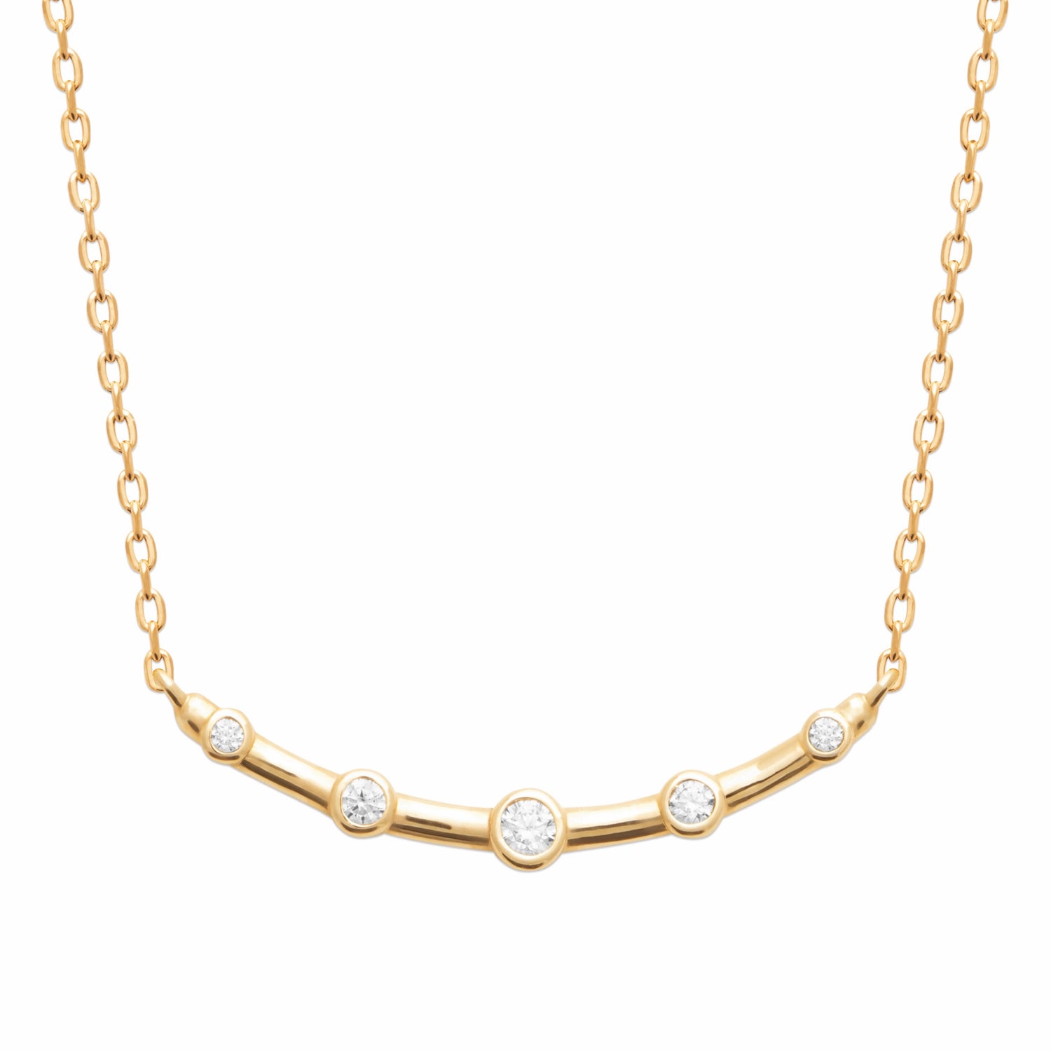 Burren jewellery 18k gold plate fashion necklace