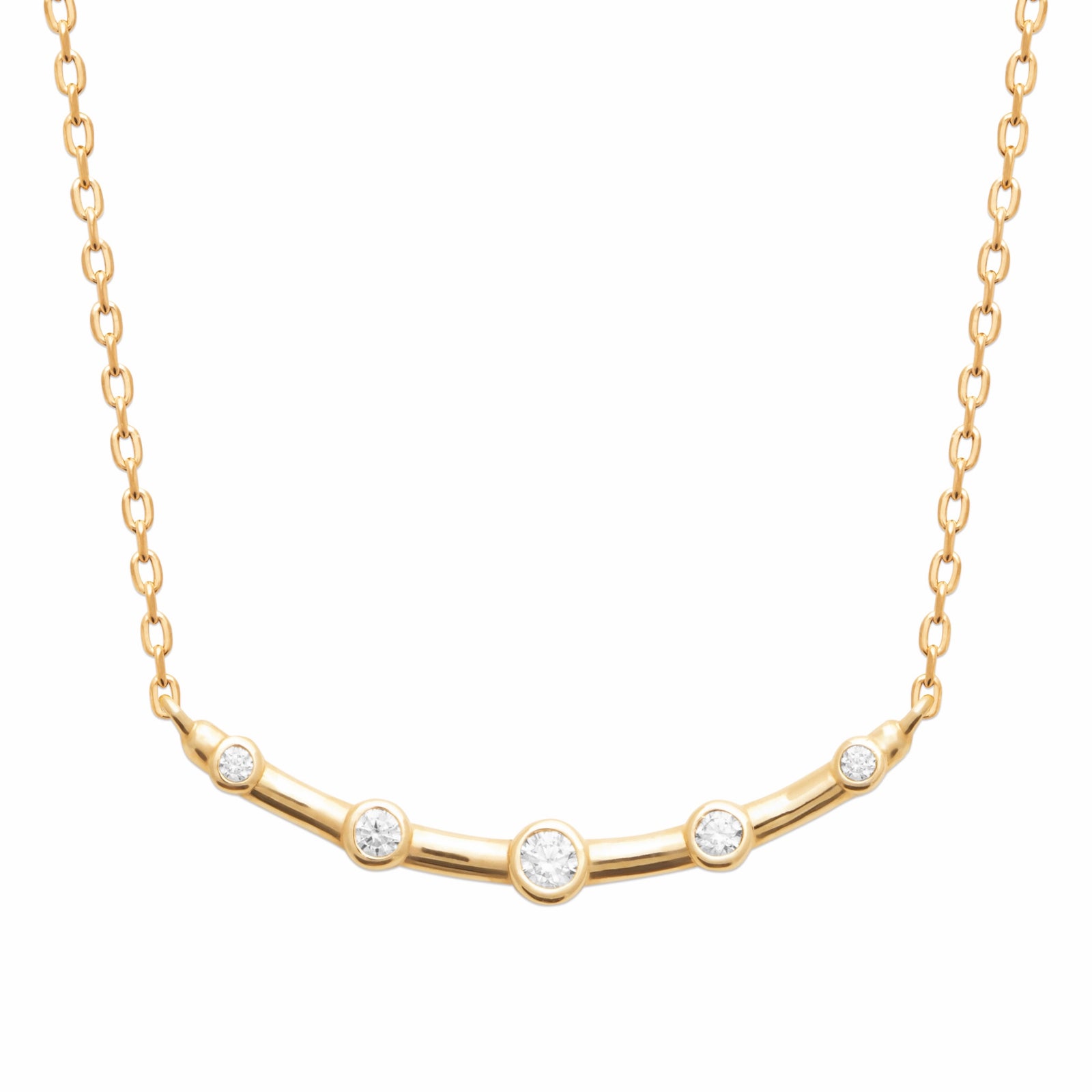 Burren jewellery 18k gold plate fashion necklace
