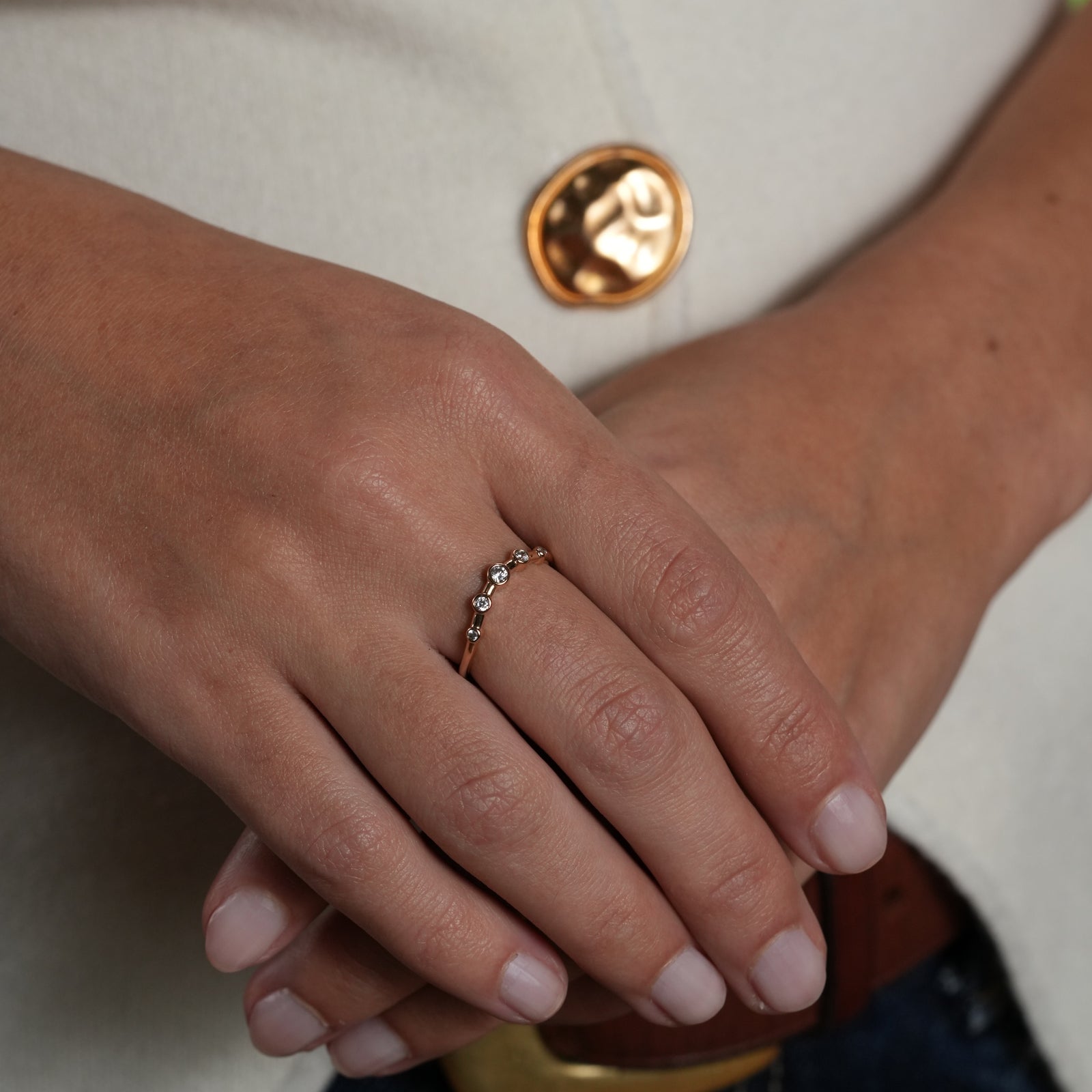 burren jewellery dazzling stone ring
