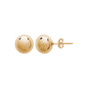 Burren jewellery 18k gold plate genie statement stud earrings alt