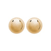 Burren jewellery 18k gold plate genie statement stud earrings