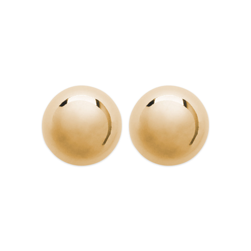 Burren jewellery 18k gold plate genie statement stud earrings