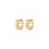 Burren jewellery 18k gold plate golden goddess huggie earrings