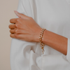 Burren Jewellery 18k gold gone too long bracelet model alt