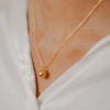 Burren jewellery 18k gold plate harmony charm necklace alt