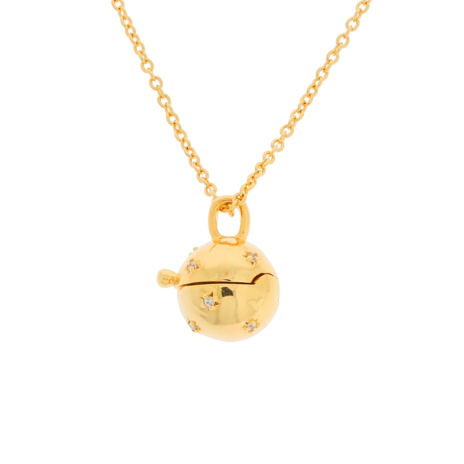 Burren jewellery 18k gold plate harmony charm necklace