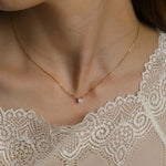 Burren jewellery 18k gold plate heaven layering necklace model