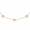 Burren jewellery 18k gold plate her gentle beckon necklace