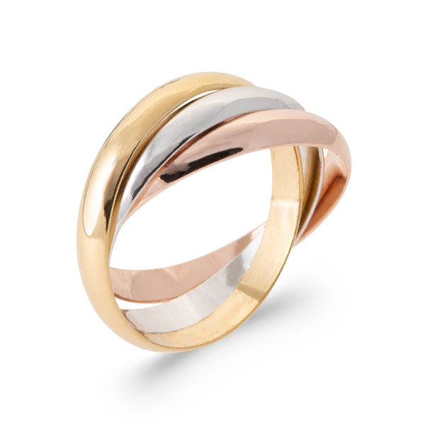 Burren jewellery 18k gold plate intuition ring 1