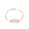 Burren jewellery 18k gold plate jadore chain bracelet gifts for her 