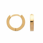 Burren jewellery 18k gold plate jane small everyday huggie hoop earrings