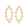 Burren jewellery 18k gold plate lucid touch earrings