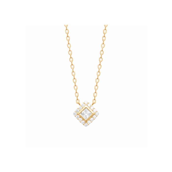 Burren jewellery 18k gold plate lucky charm necklace