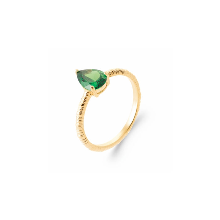Burren jewellery 18k gold plate manifest ring