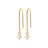 Burren jewellery 18k gold plate miss those days drop earrings 