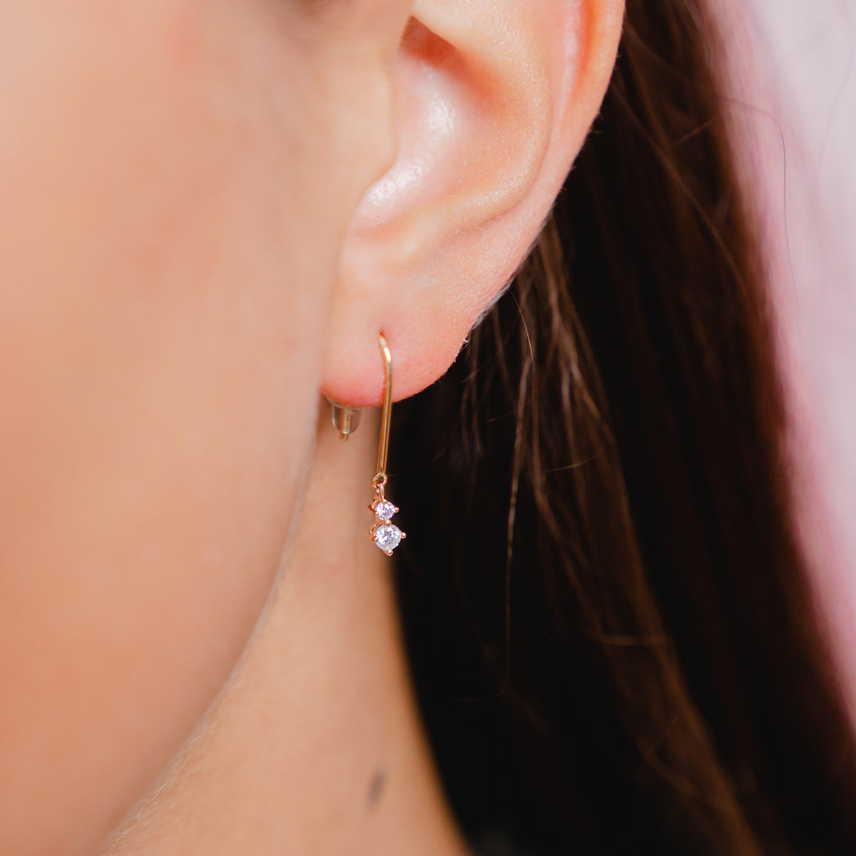 Burren jewellery 18k gold plate miss those days drop earrings model