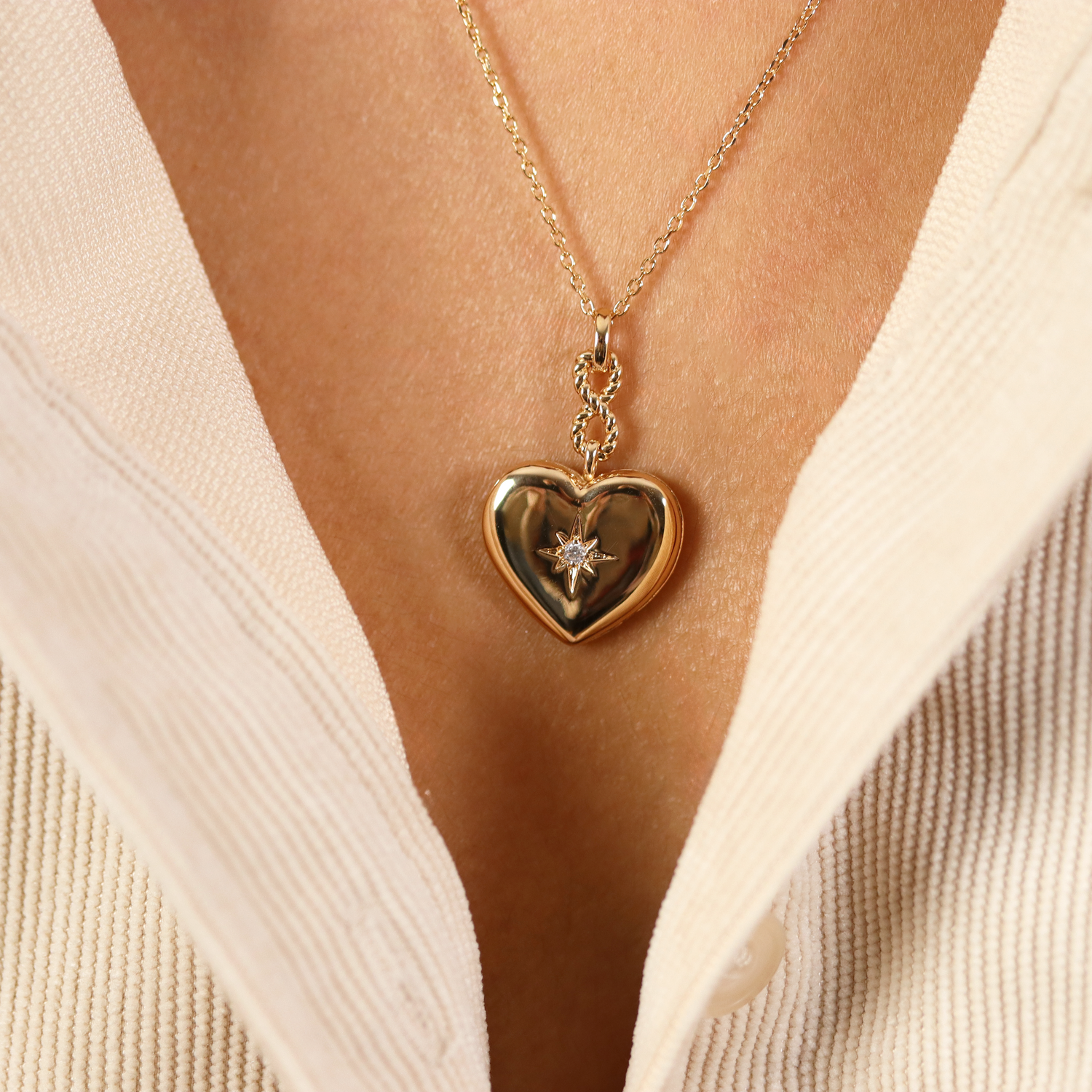 Sacred Heart Pendant Locket