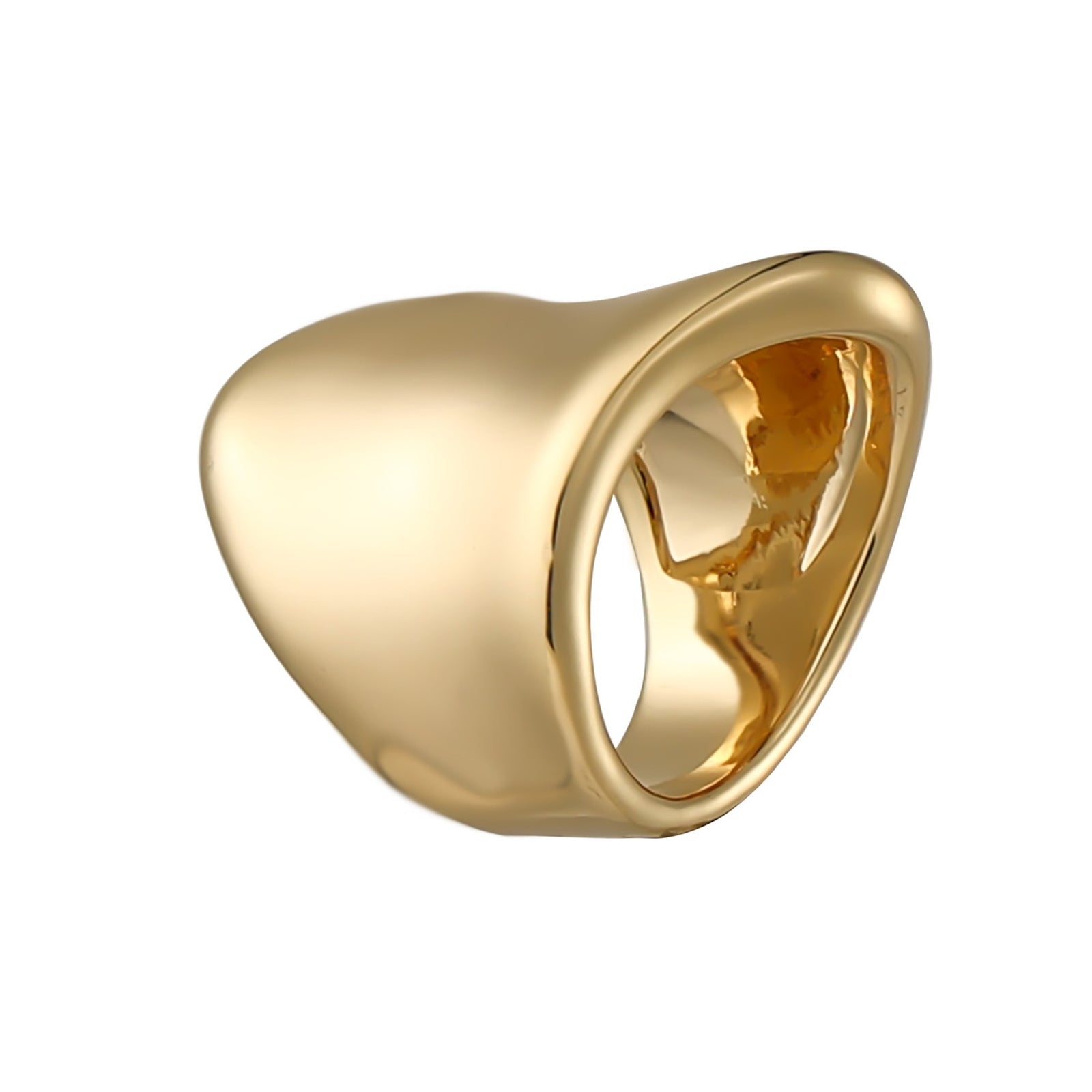 Burren jewellery 18k gold plate sculpted statement ring chloe