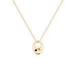 Sweet Disaster Pendant Necklace in 18K Gold Plating with Abstract Intertwined Sculptural Pendant | Burren Jewellery
