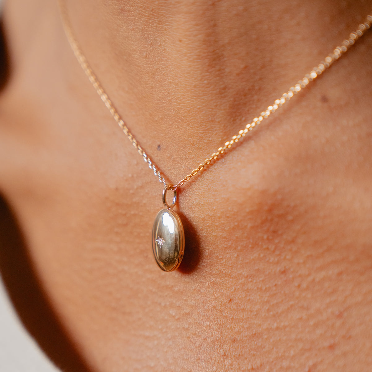Burren jewellery 18k gold plate secret garden fashion locket 