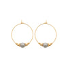 Burren jewellery 18k gold plated shakti earrings