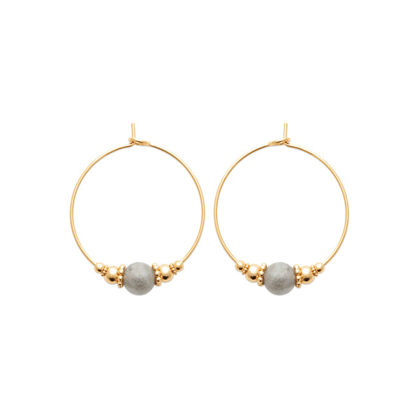 Burren jewellery 18k gold plated shakti earrings