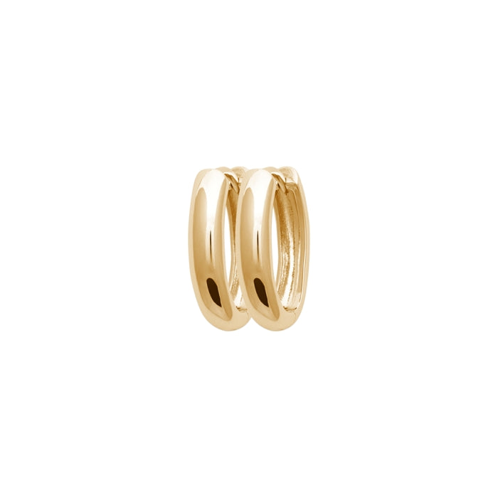 Burren jewellery 18k gold plate simplicity earrings