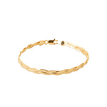 Burren jewellery 18k gold plate snake chain bracelet syra