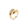 Burren jewellery 18k gold plate spotlight shimmer ring