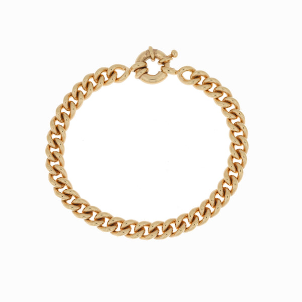 Burren jewellery 18k gold plate statement bracelet never gonna survive