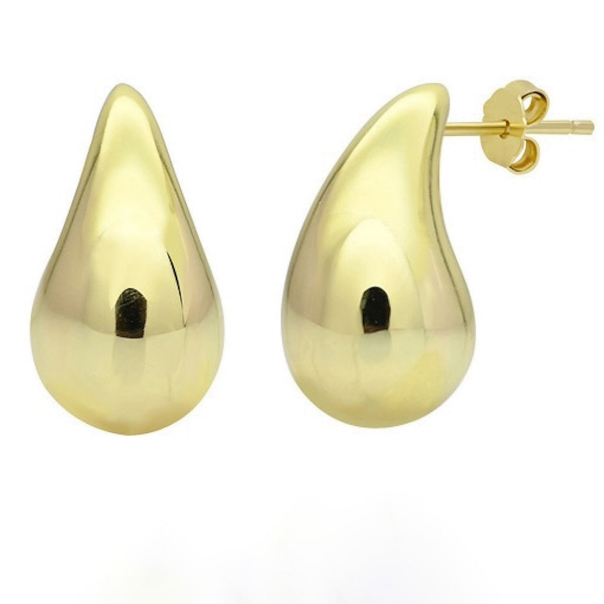 Burren jewellery 18k gold plate statement bulb earrings harper