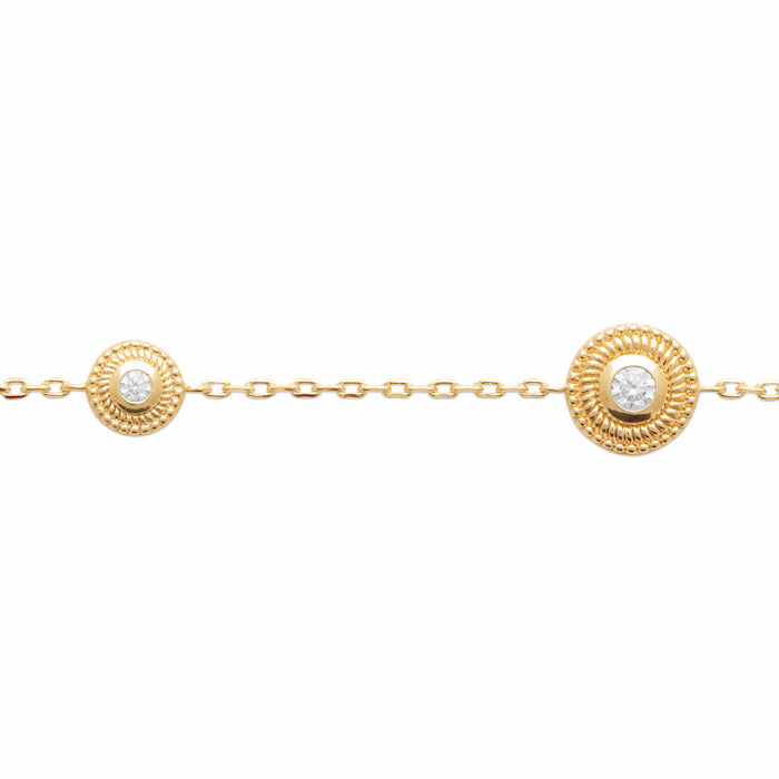 Burren jewellery 18k gold plate sunset bracelet