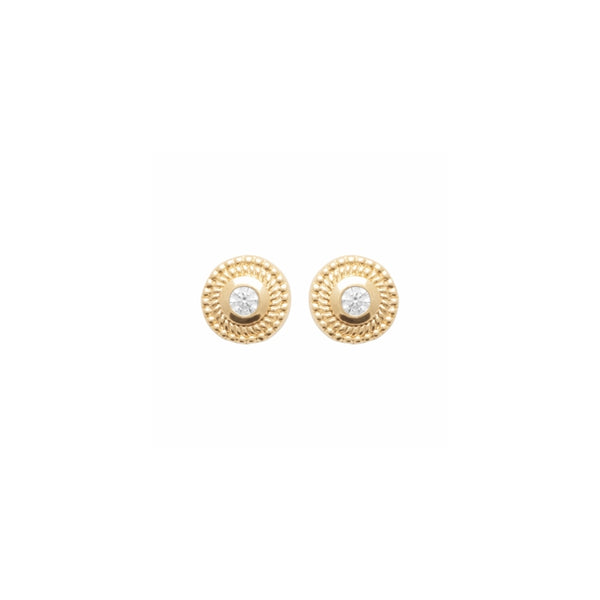Burren jewellery 18k gold plate sunset earrings