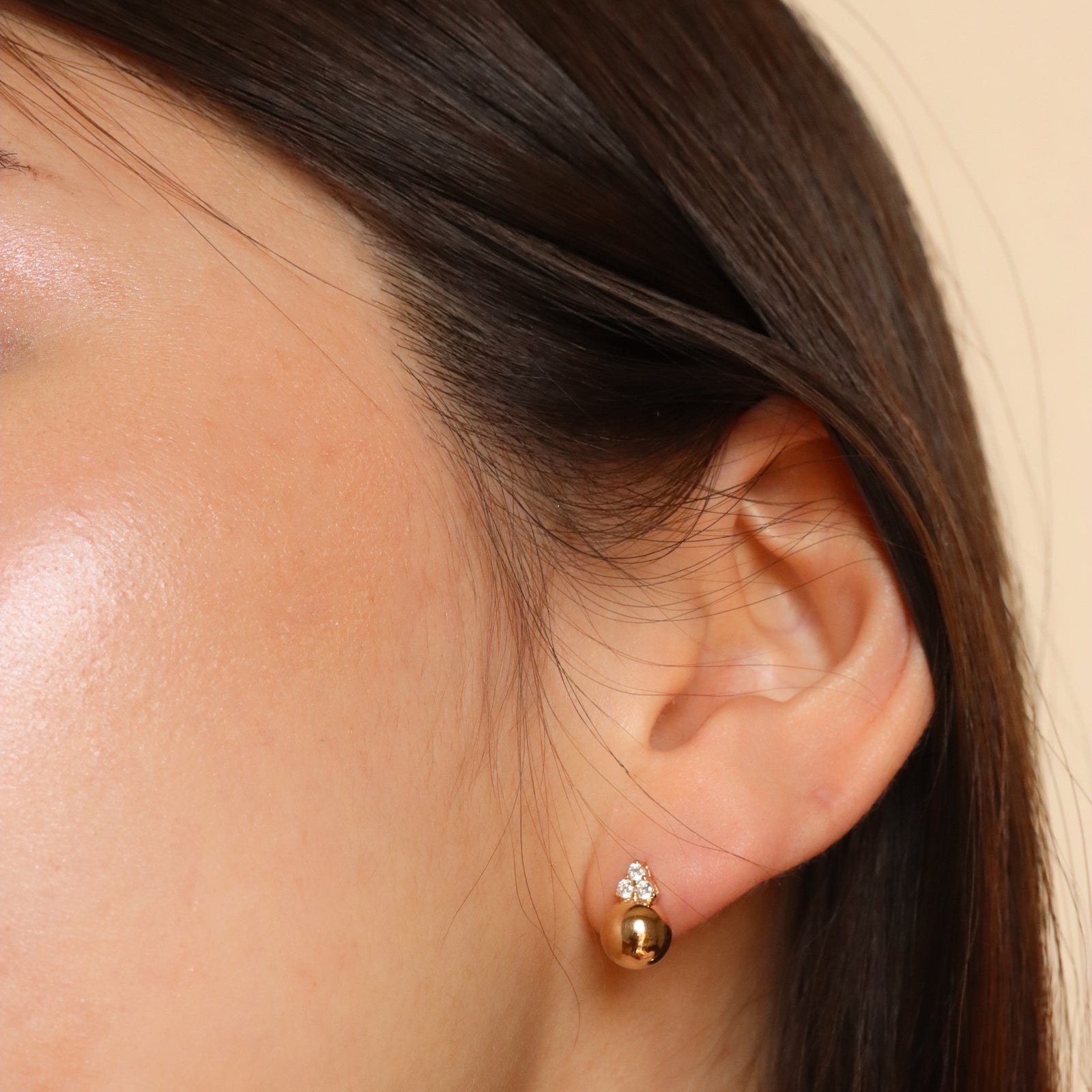 Burren jewellery 18k gold plated sweet escape earrings