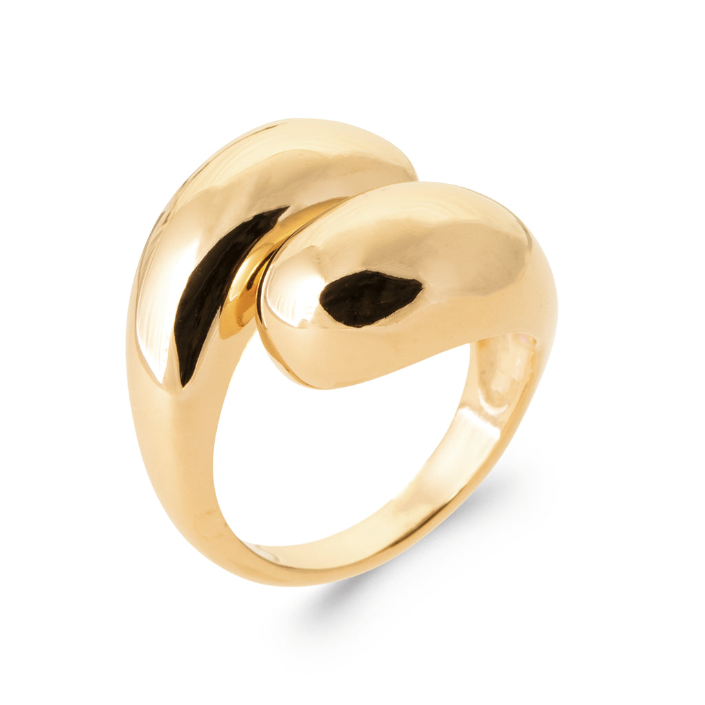 Burren jewellery 18k gold plate theres still the moon ring 2