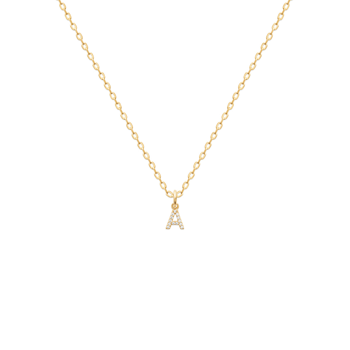 Burren jewellery 18k gold plate yours truly a initial pendant necklace jewellery gifts for her
