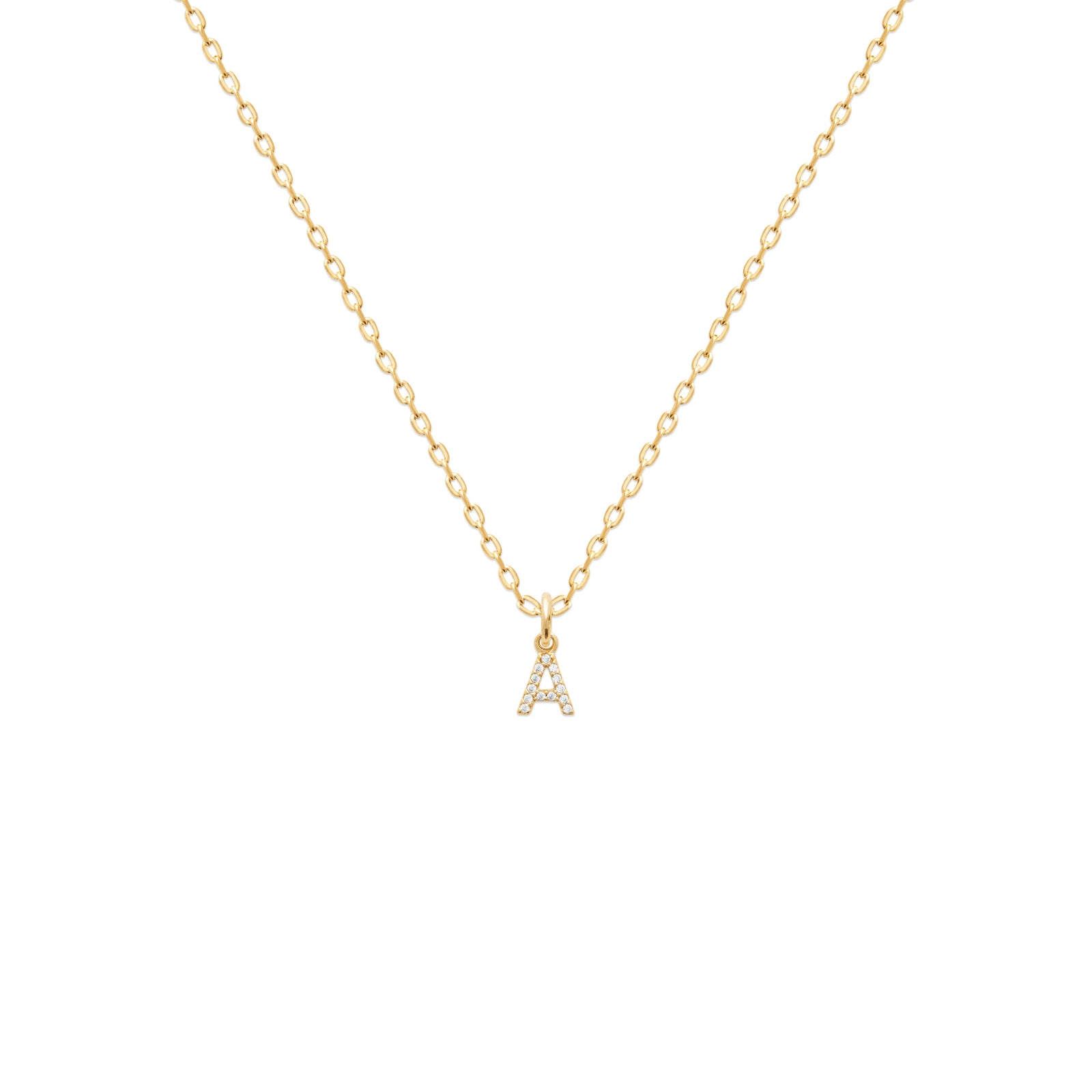 Burren jewellery 18k gold plate yours truly a initial pendant necklace jewellery gifts