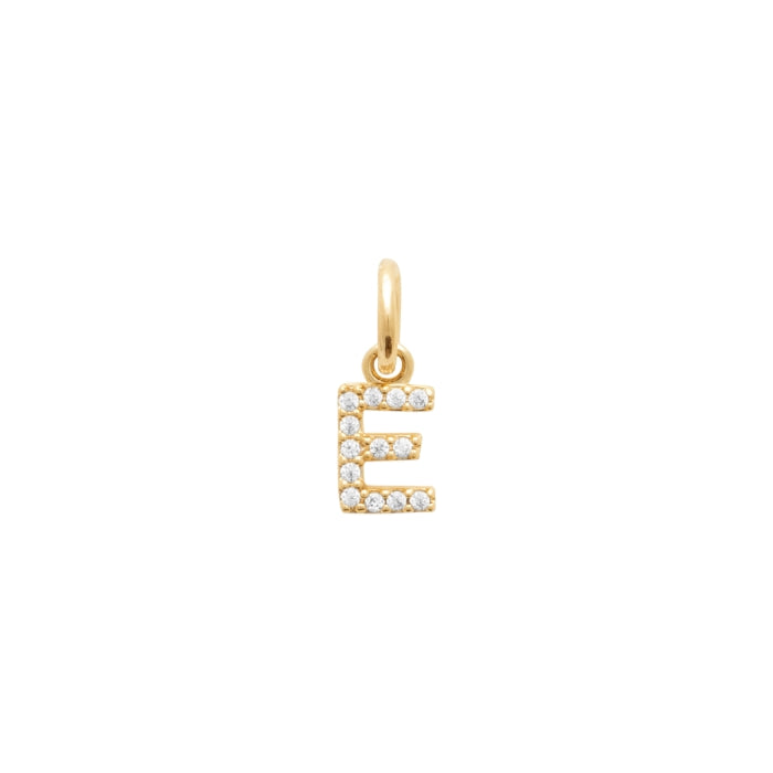 Burren jewellery 18k gold plate yours truly e pendant