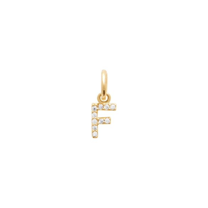 Burren jewellery 18k gold plate yours truly f pendant