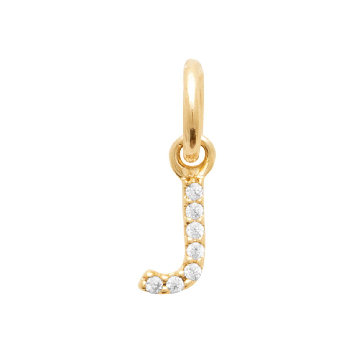 Burren jewellery 18k gold plate yours truly j initial pendant necklace jewellery gifts