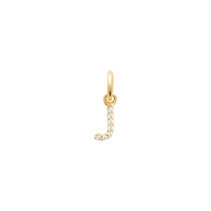Burren jewellery 18k gold plate yours truly j pendant