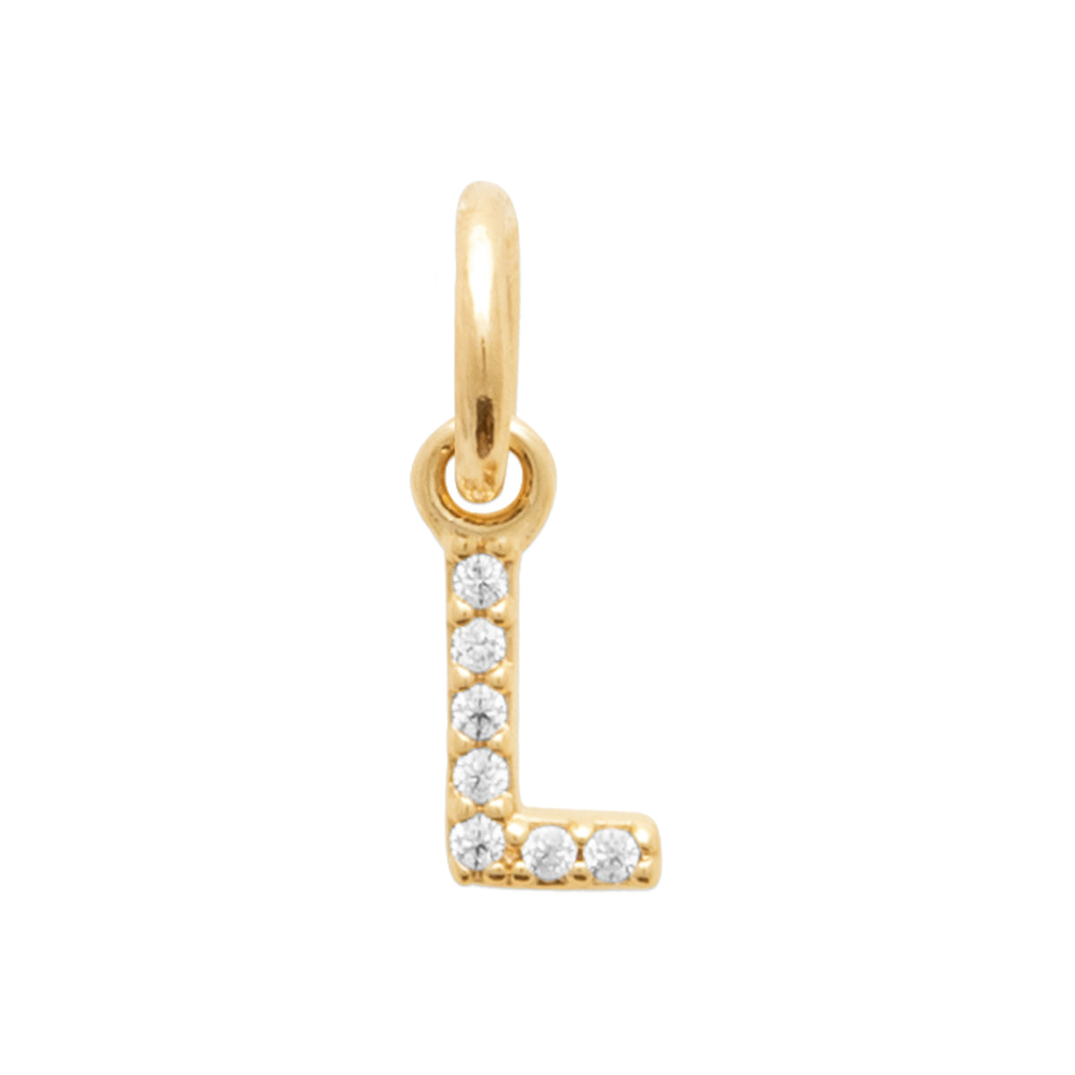 Burren jewellery 18k gold plate yours truly l initial pendant necklace jewellery gifts