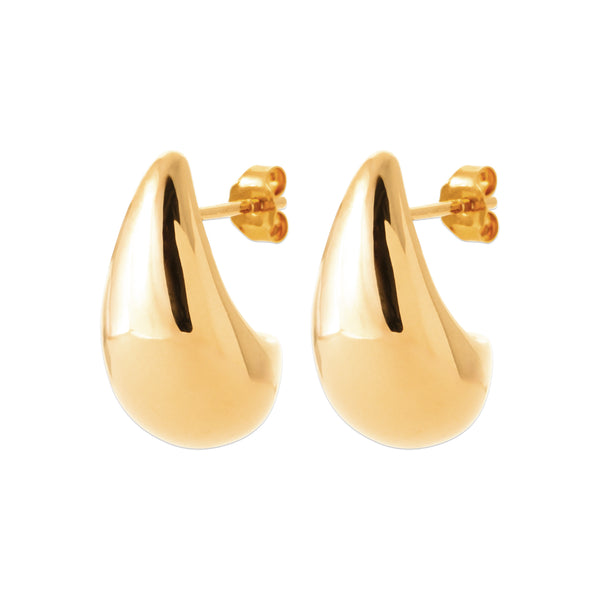 Burren jewellery 18k gold plated Ana earrings medium